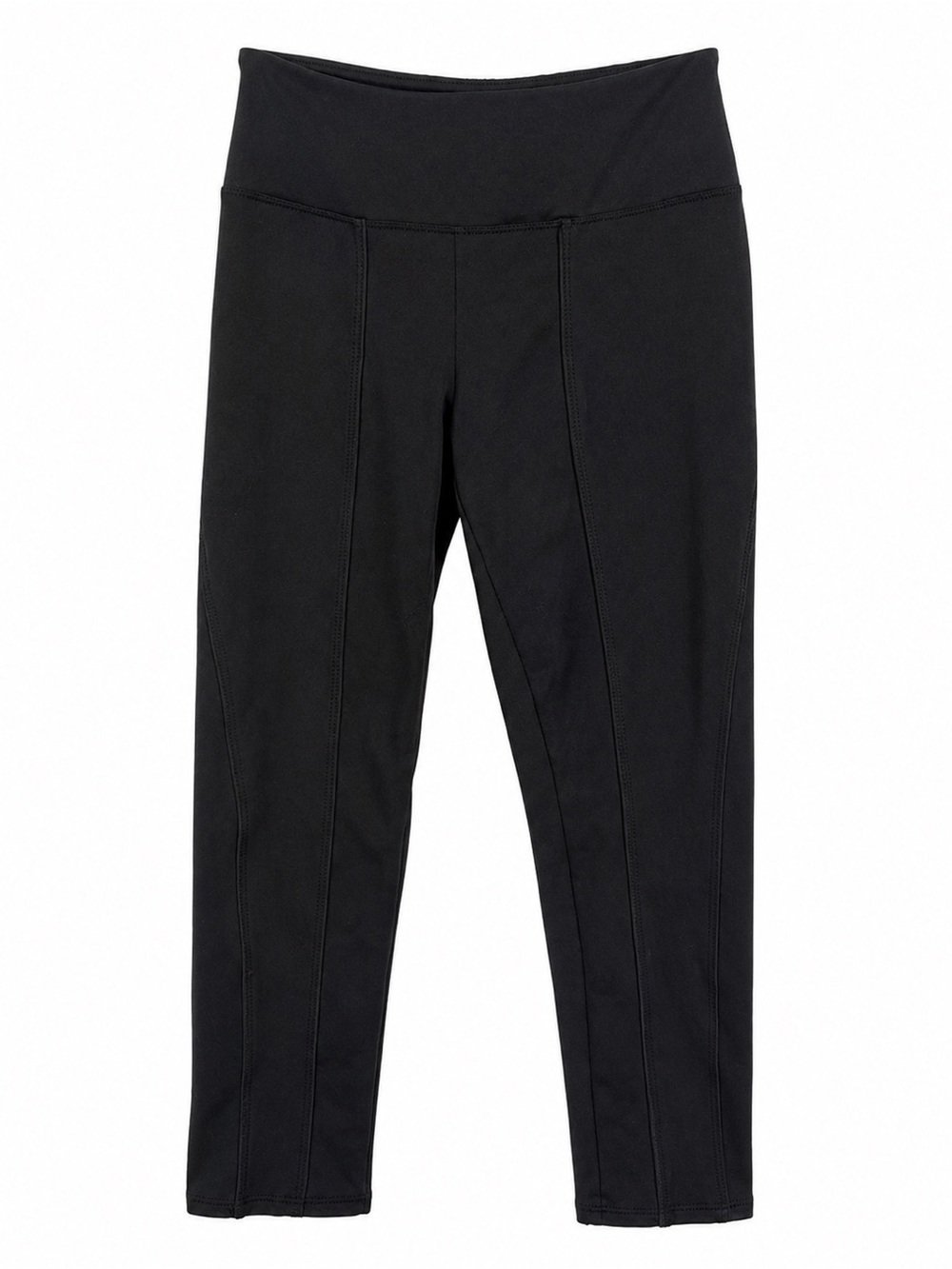 Simply Vera Vera Wang Simply Breathe Black Cropped Leggings | Size Small